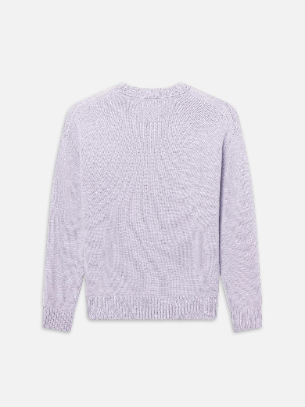Frame Cashmere Crewneck Sweater In Old Lavender