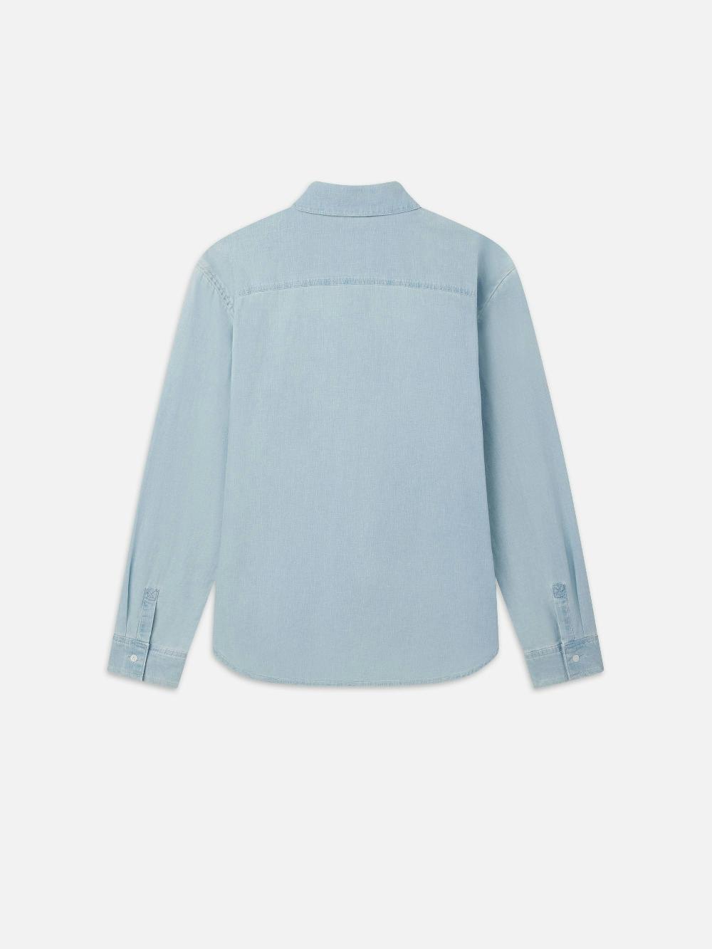 Frame Chambray Shirt In Herald