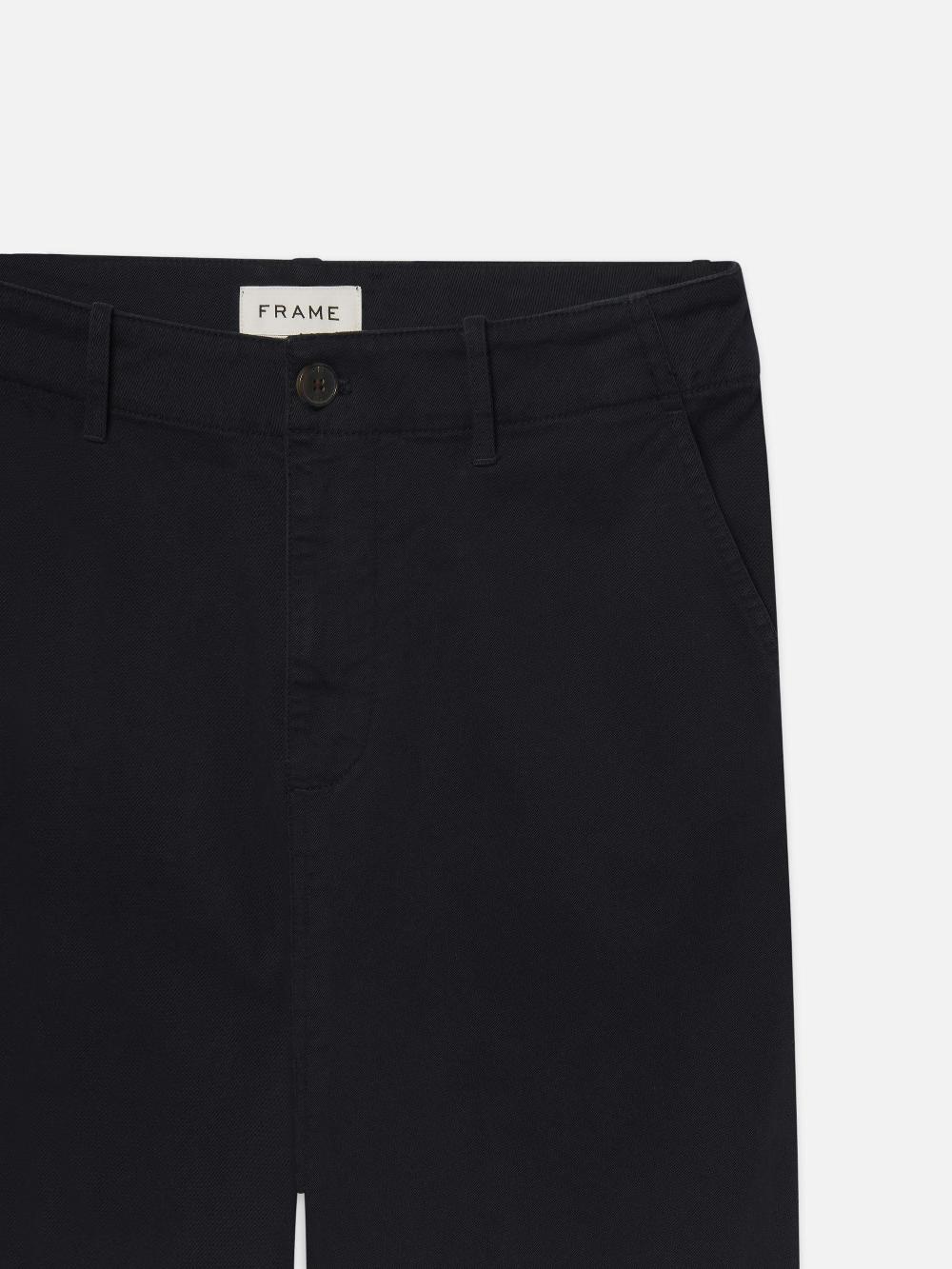 Frame Cotton Chino Pants In Dark Navy