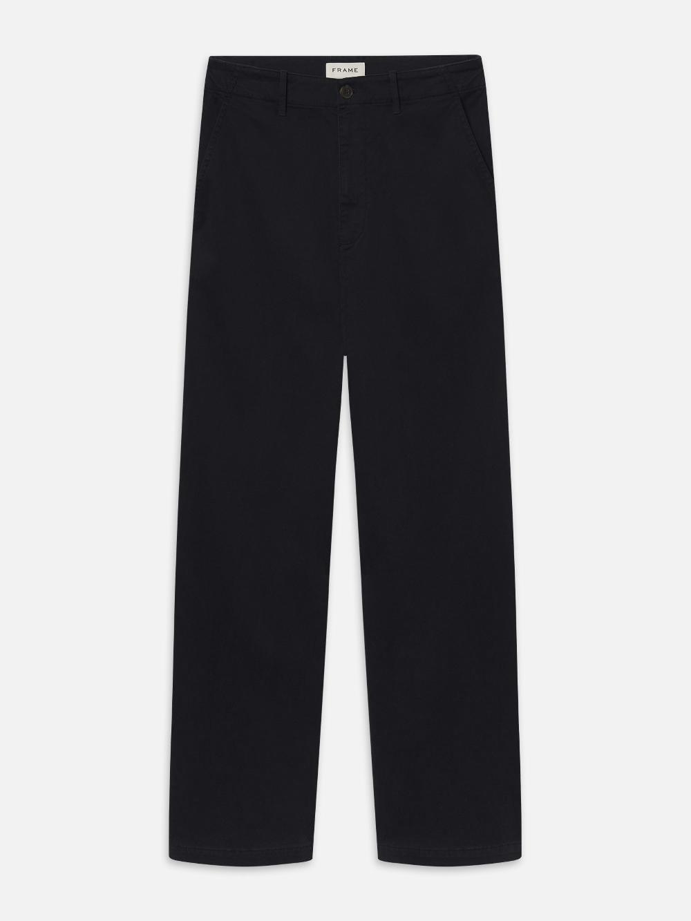 frame Cotton Chino Pants in Dark Navy