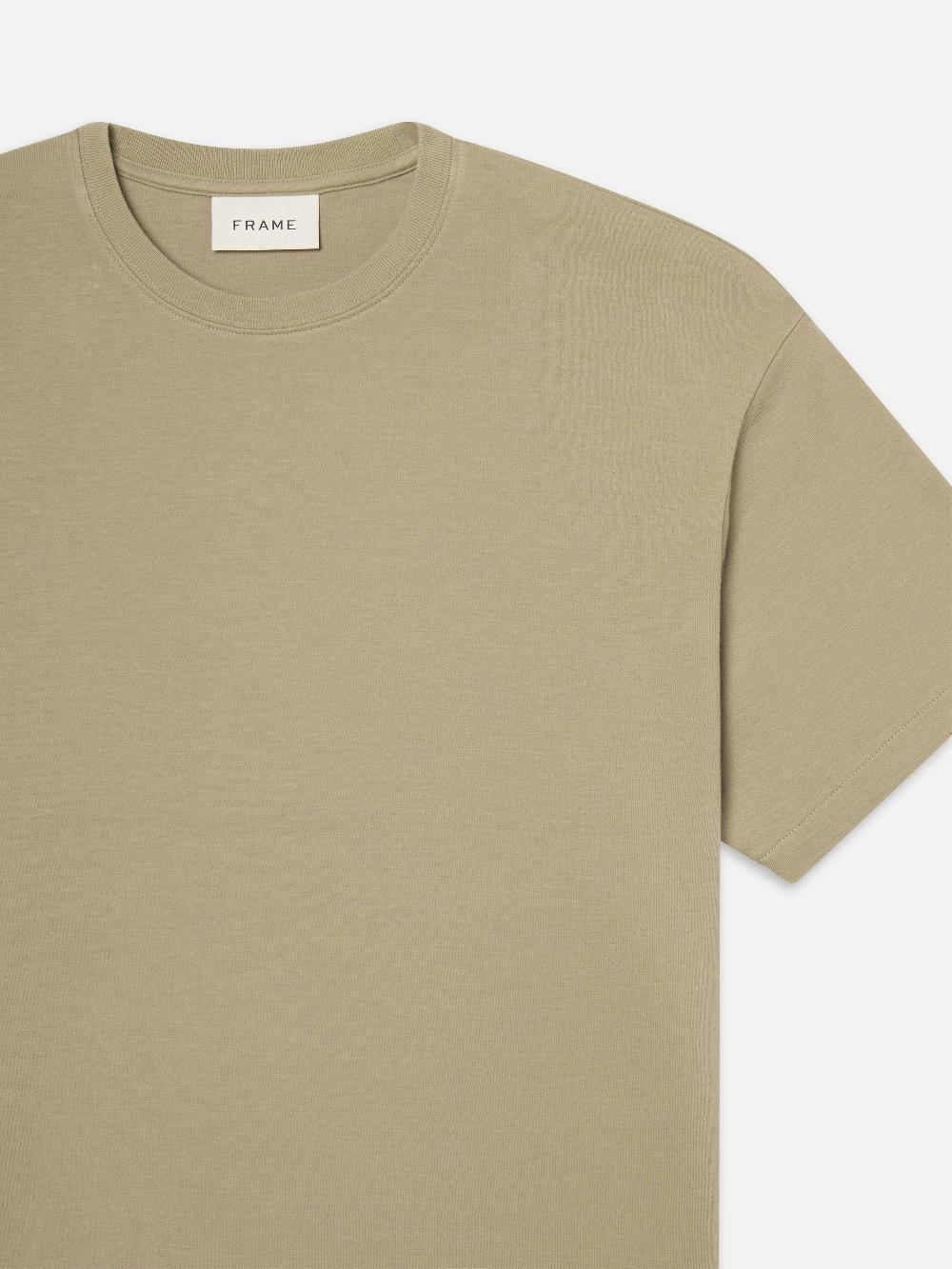 Frame Duo Fold Tee In Dusty Sage