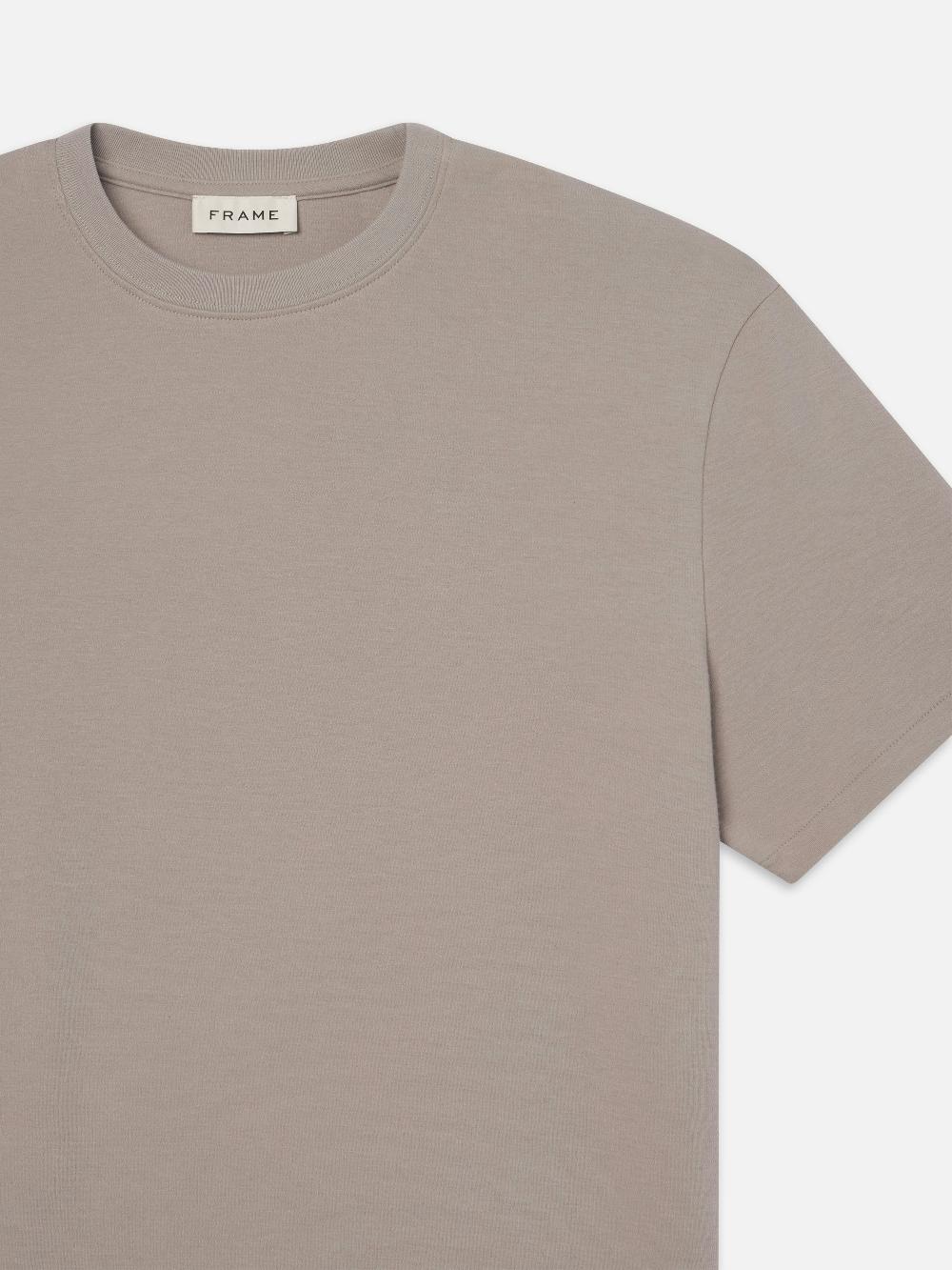 Frame Duo Fold Tee In Storm Grey
