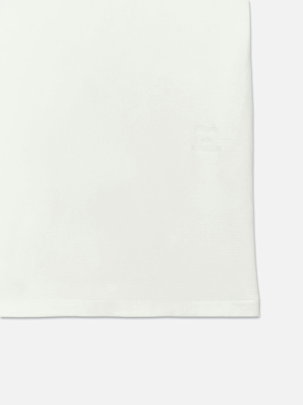 Frame Duo Fold Tee In White