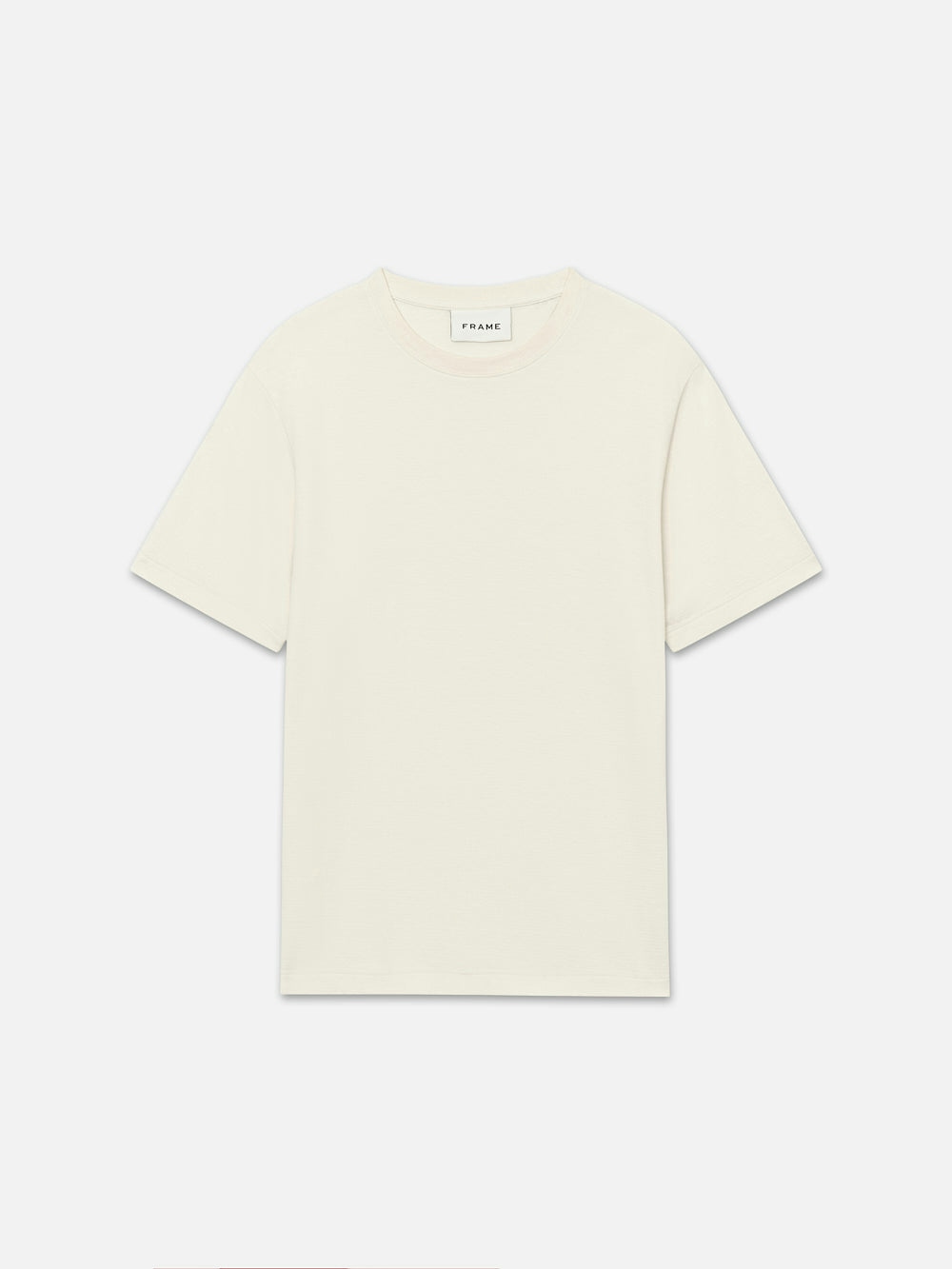 frame Duo Fold Tee in White Sand
