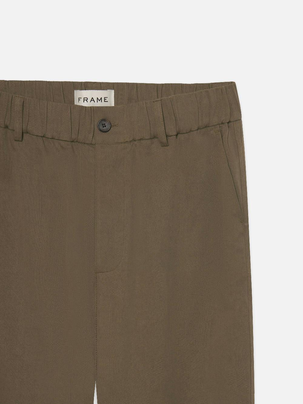 Frame Easy Trousers In Dark Brown