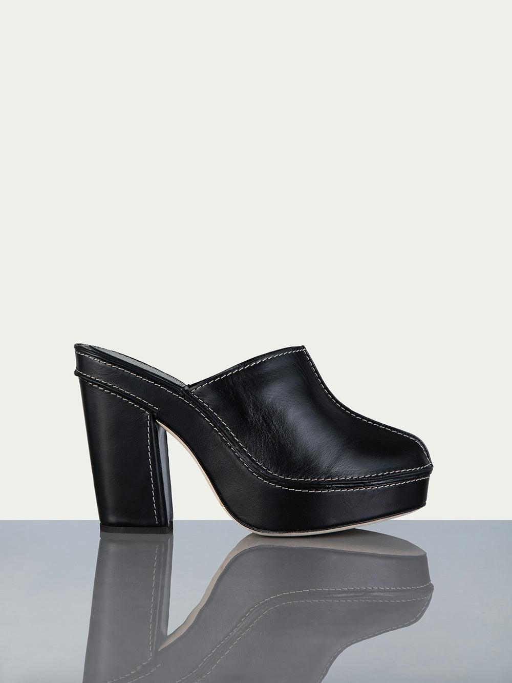 frame Elio Clog in Noir