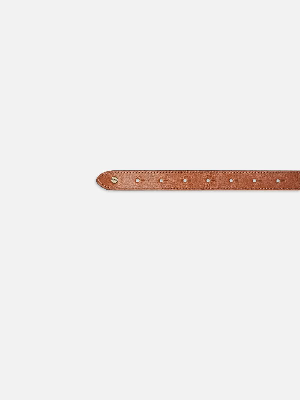 Frame Equestrian Belt In Cognac
