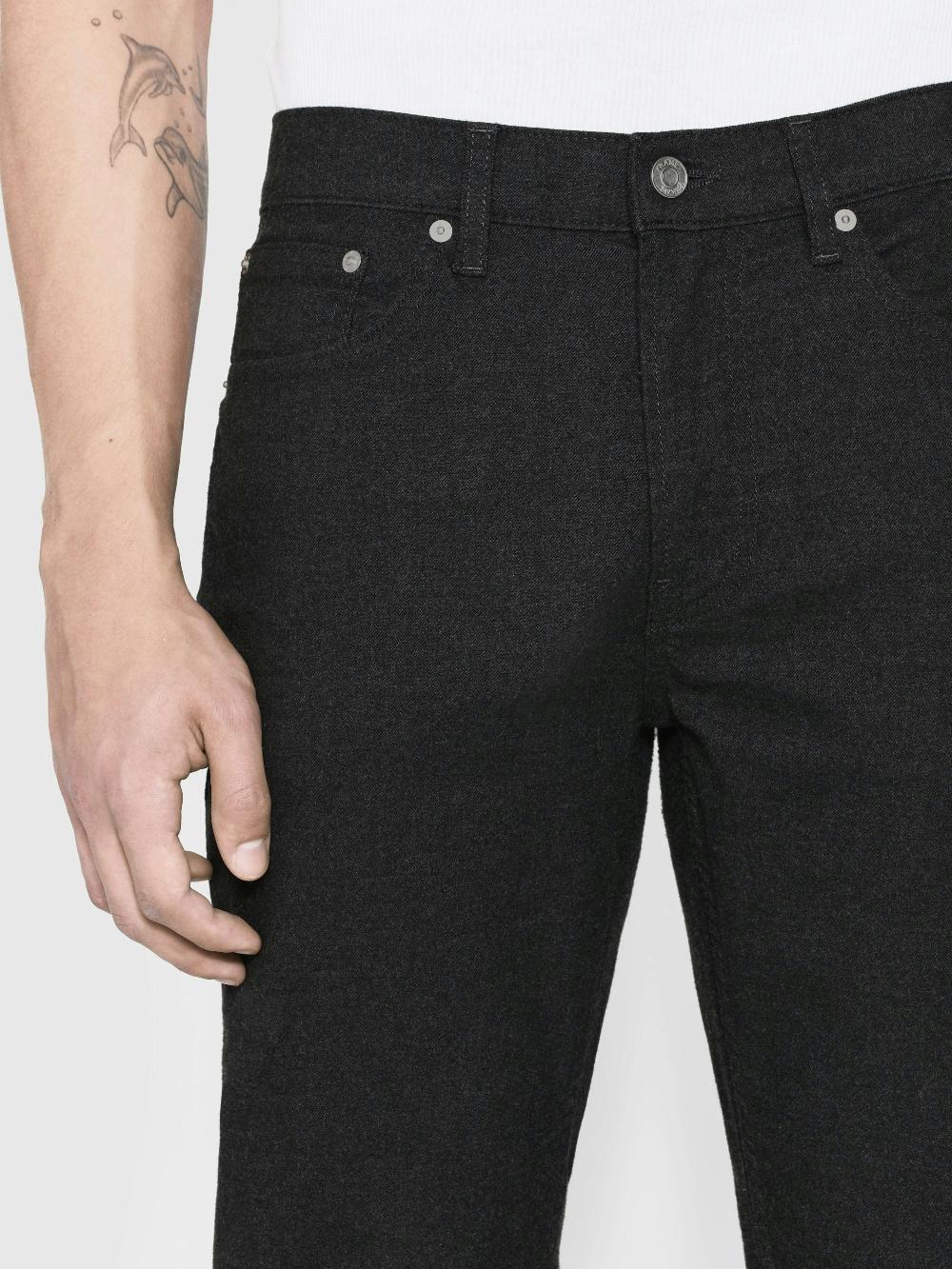 Frame Flannel Modern Straight In Charcoal