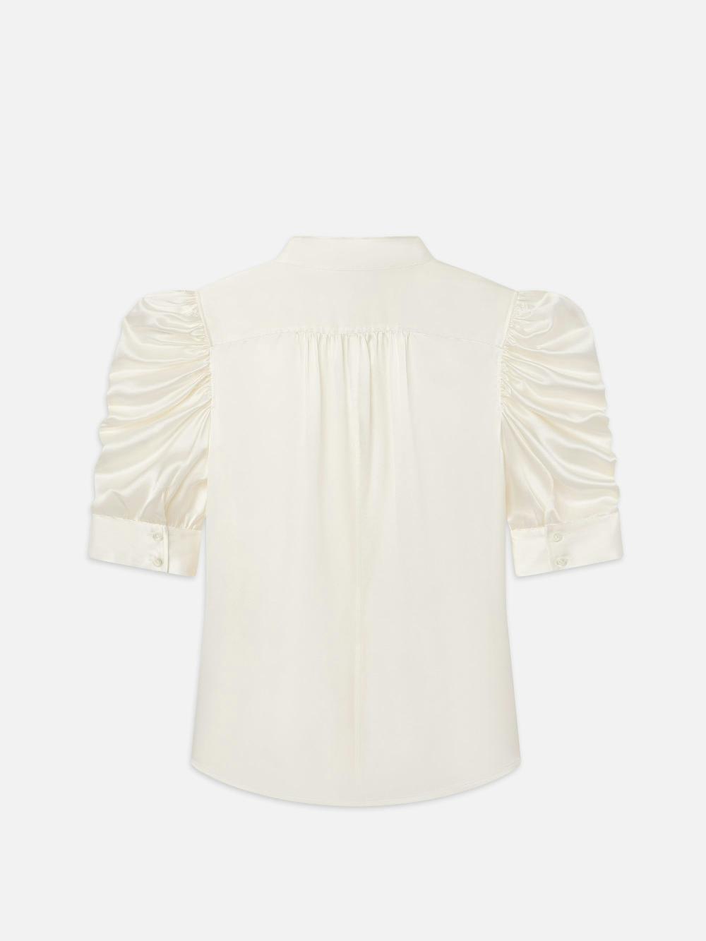 Frame Gillian Top In Off White