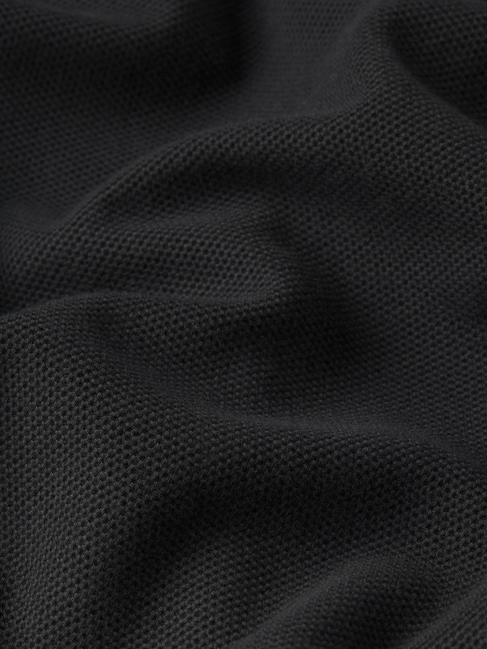 Frame Jacquard Short Sleeve Relaxed Shirt In Black