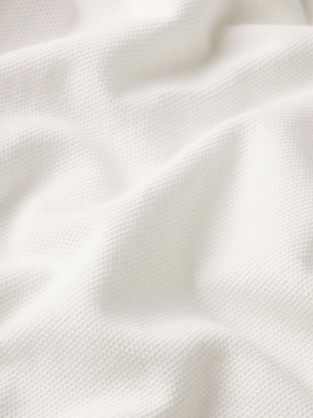 Frame Jacquard Short Sleeve Relaxed Shirt In White