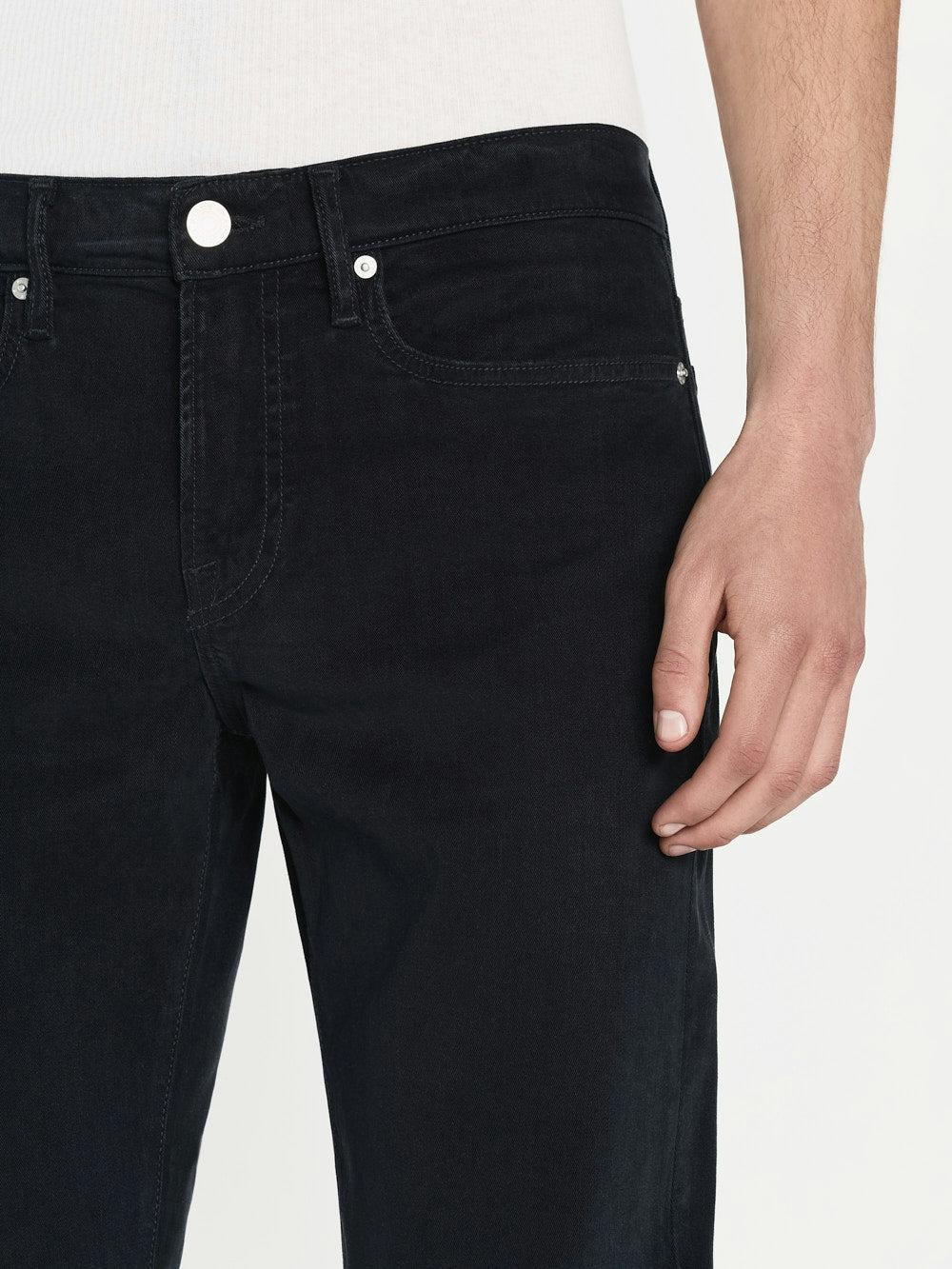 Frame L'Homme Slim Brushed Twill In Navy