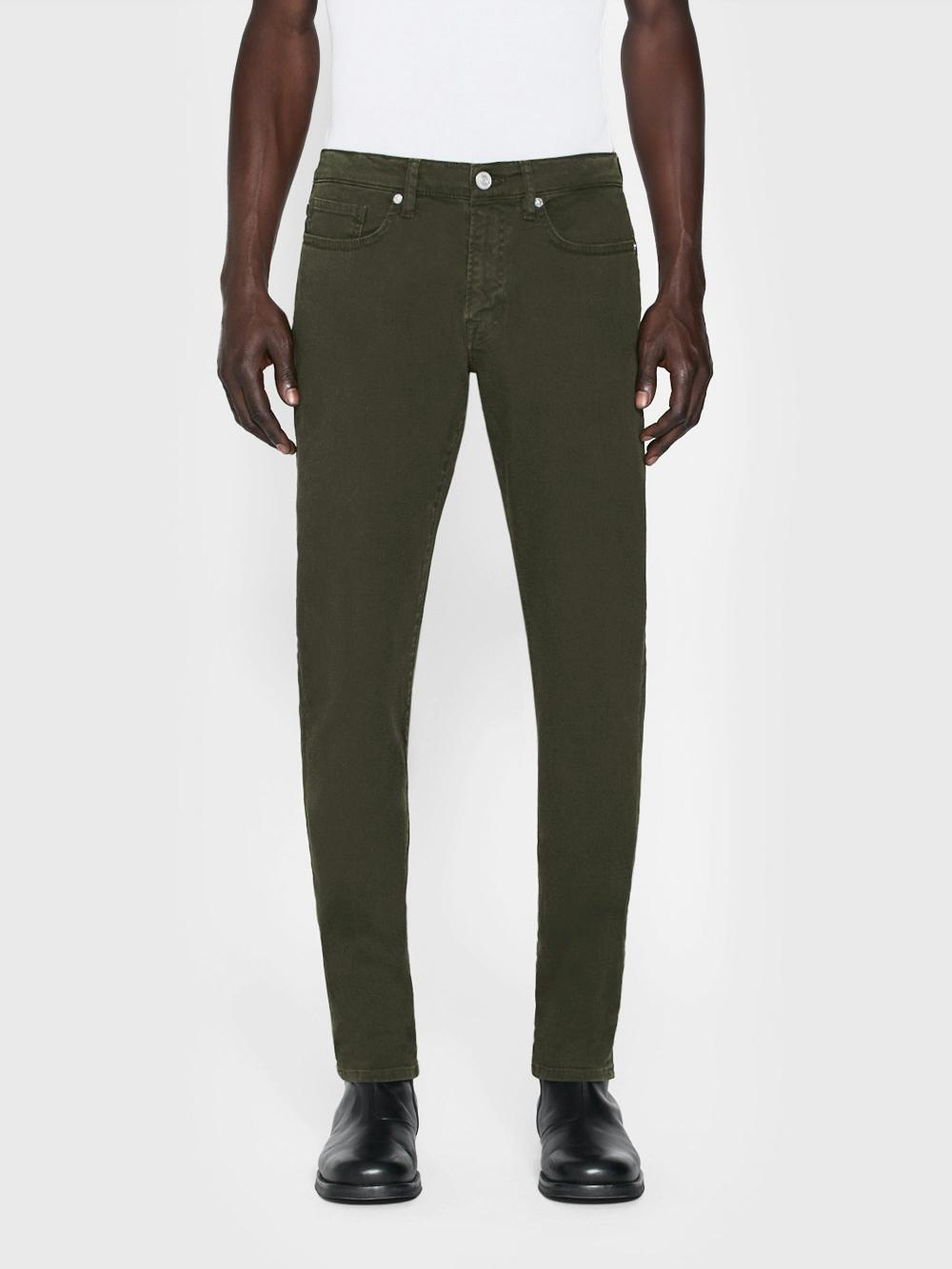 Frame L'Homme Slim Twill In Garage Moss Green