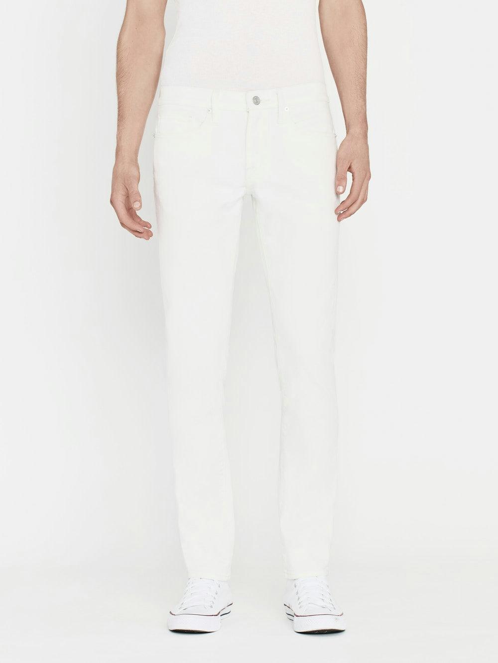 Frame L'Homme Slim Twill In Whisper White