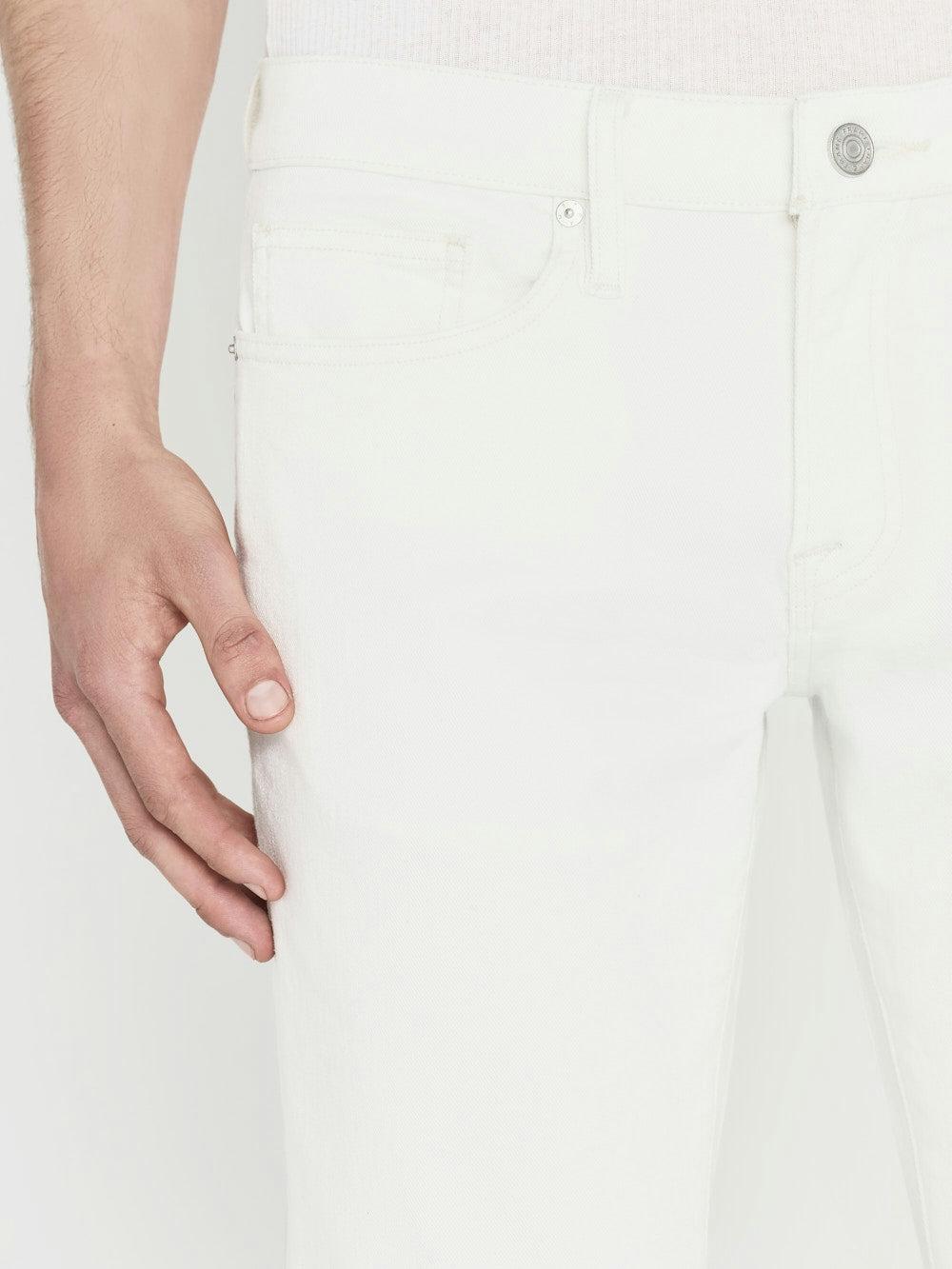 Frame L'Homme Slim Twill In Whisper White