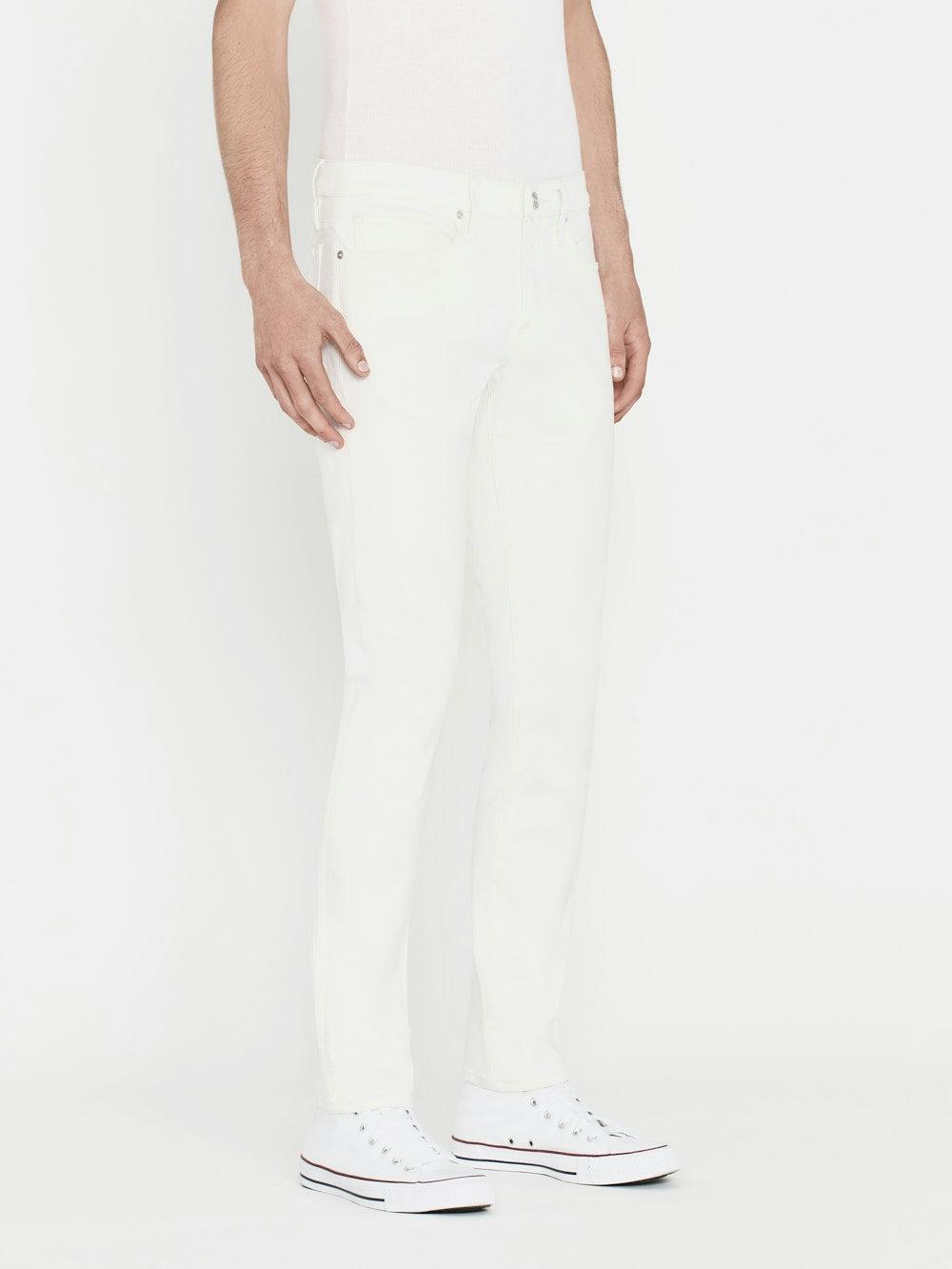 Frame L'Homme Slim Twill In Whisper White