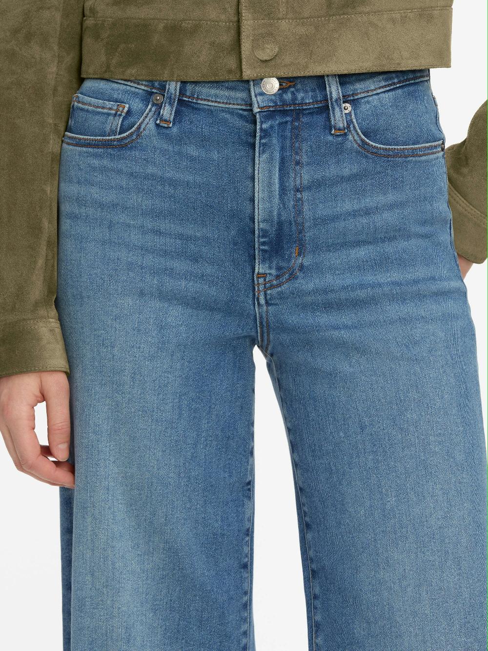 Frame Le Slim Palazzo In Flip Raw After