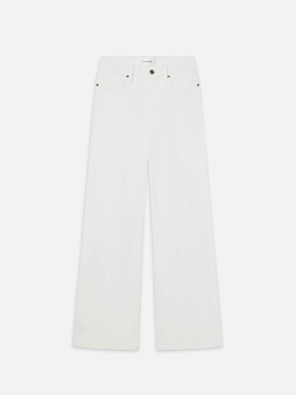 frame Le Slim Palazzo in White