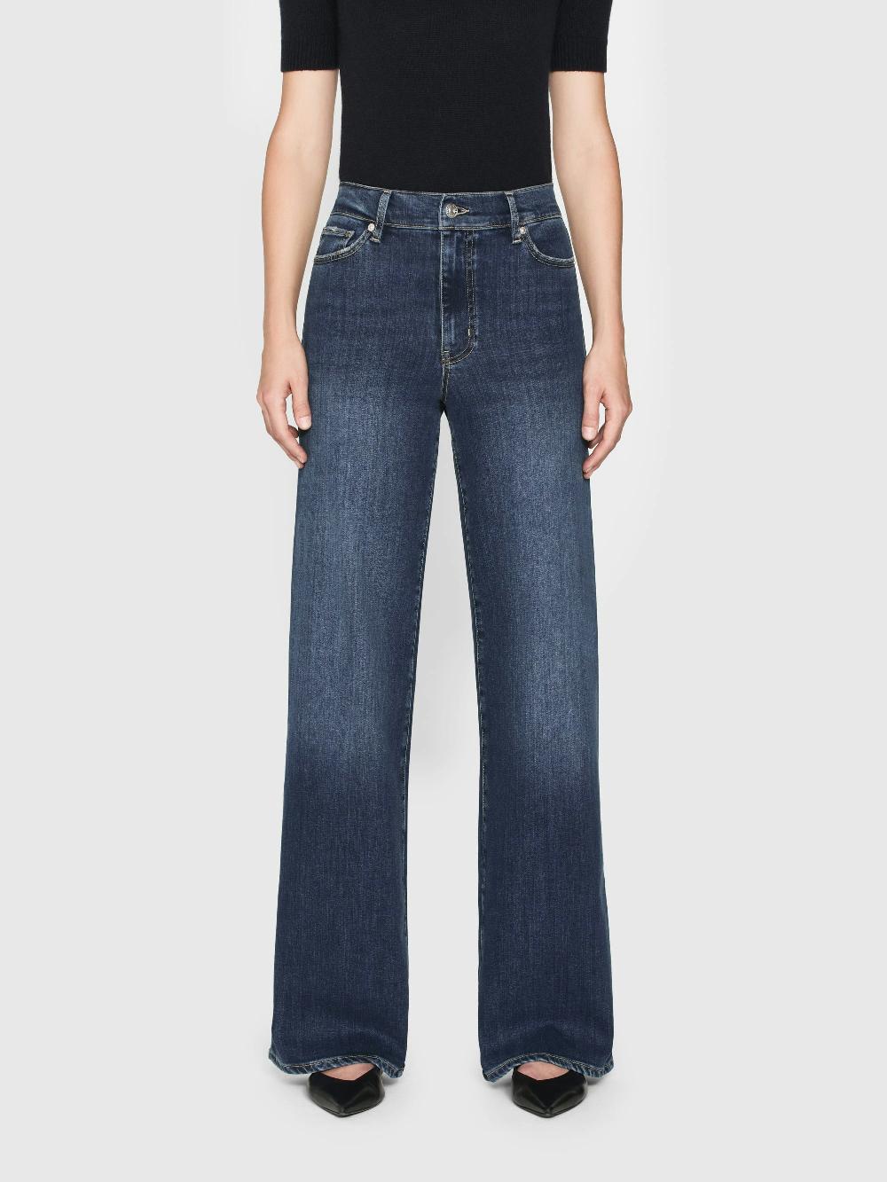 Frame Le Slim Palazzo Long In Lupine