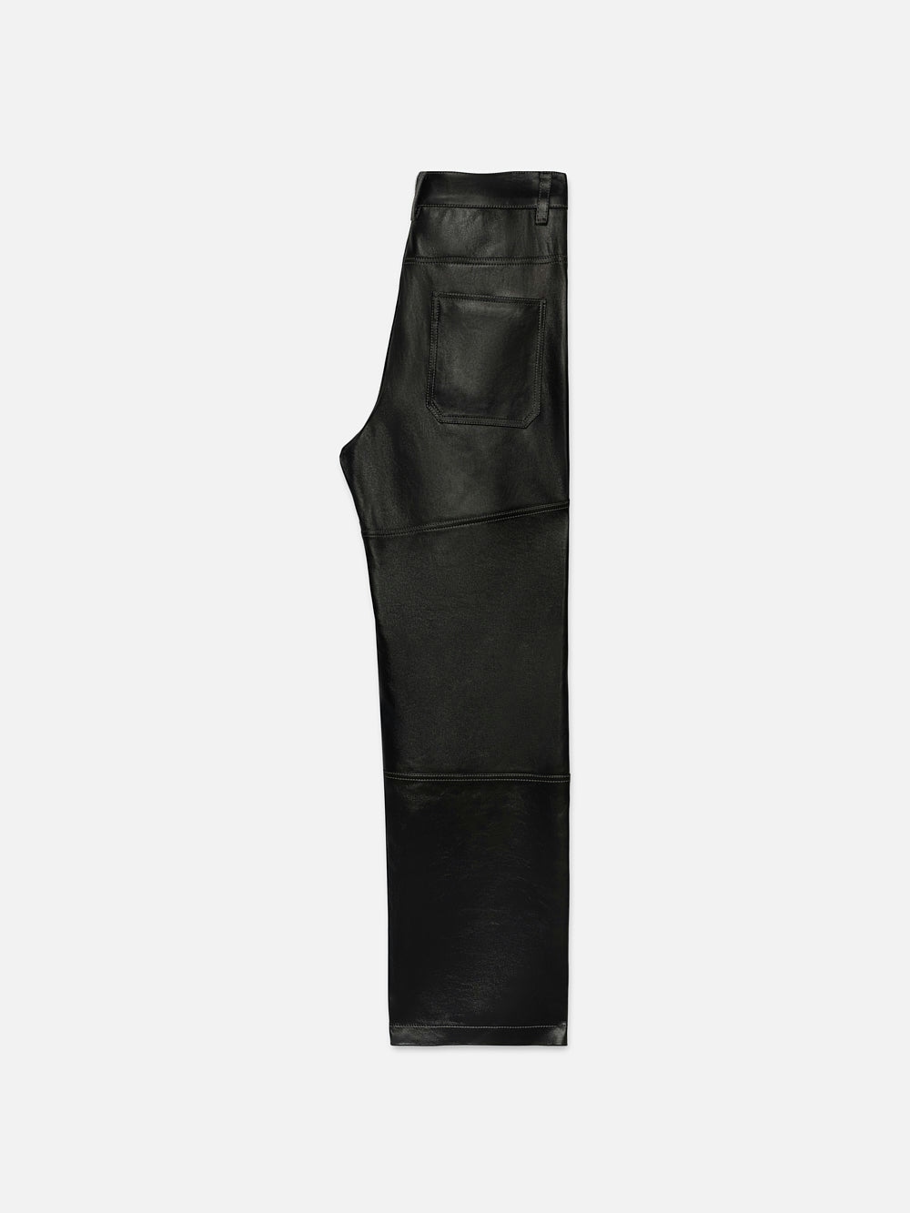 Frame Leather Trouser In Black