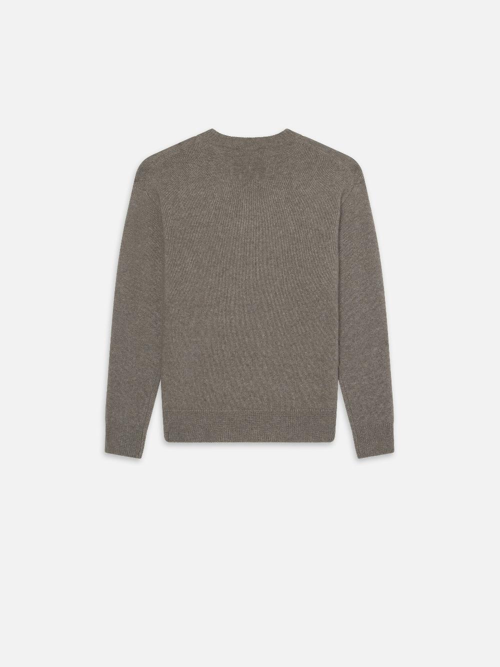 Frame Light Cashmere Silk Sweater In Soft Mocha