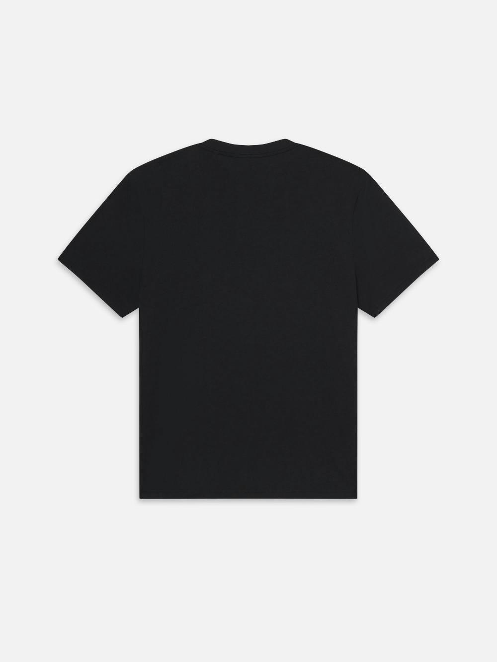 Frame Light Cotton Tee In Black