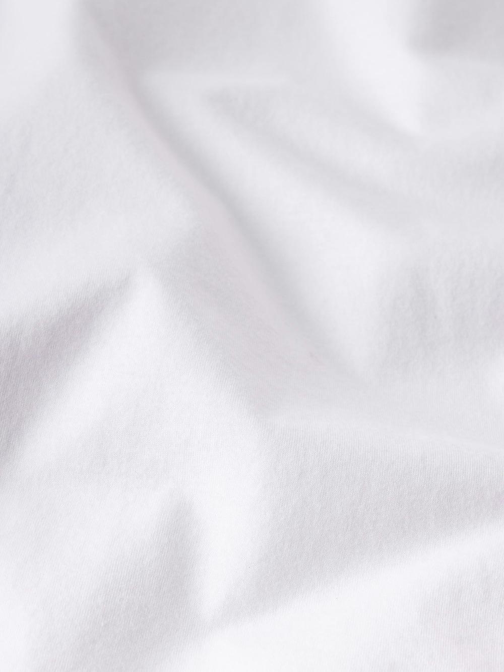 Frame Light Cotton Tee In White