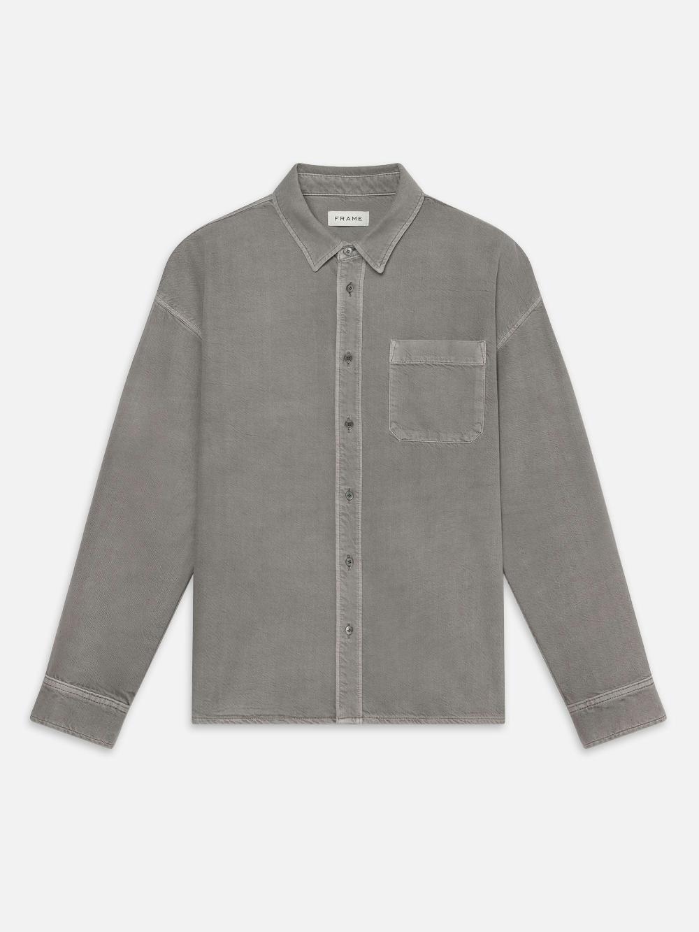 frame Modern Shirt in Storm Grey