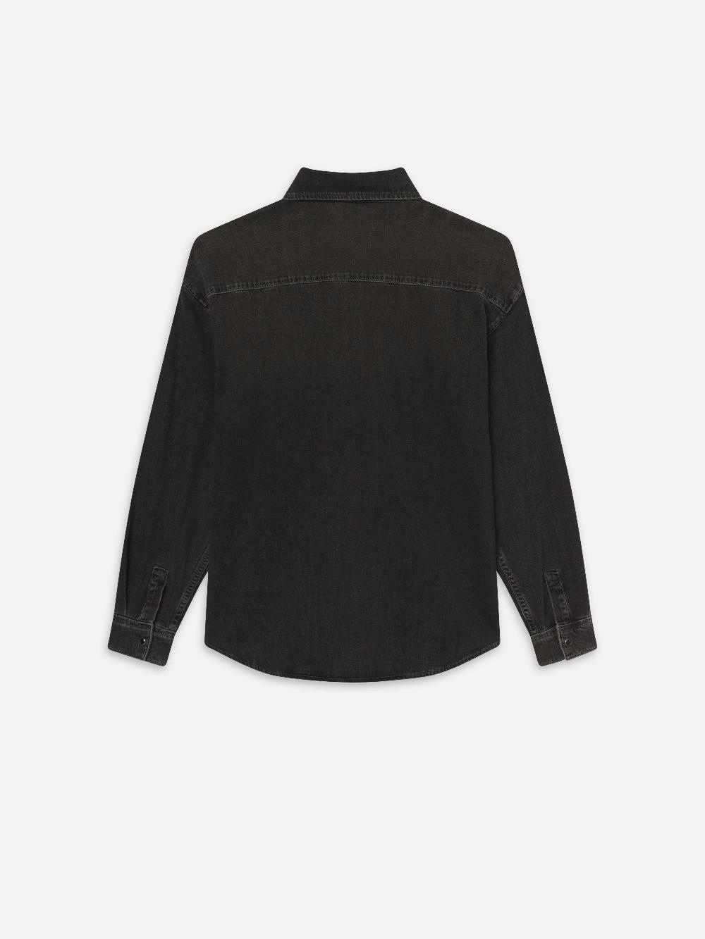 Frame Modern Western Shirt In Angel