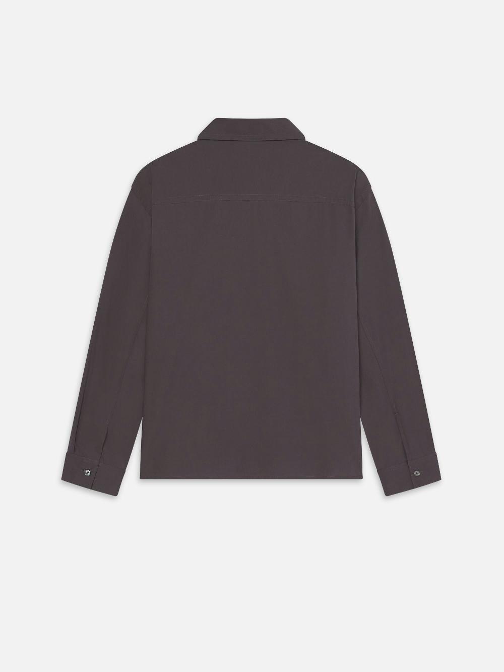 Frame Multi Pocket Shirt In Cloud Grey