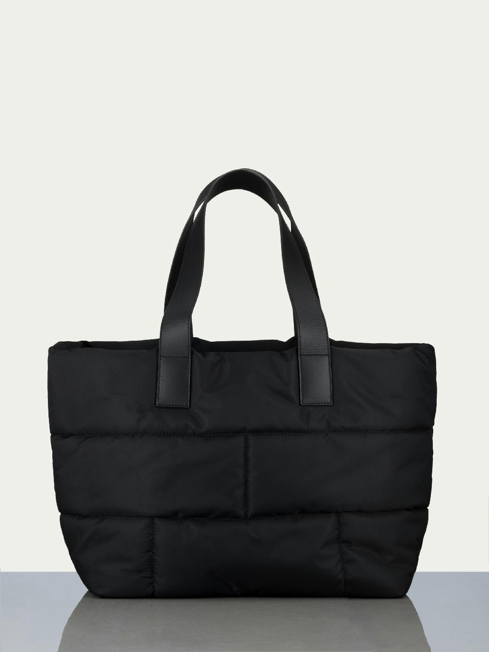 frame Nylon Quilted Plaque Tote in Noir