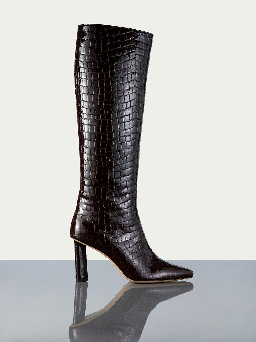 frame Odette Boot in Espresso Croc