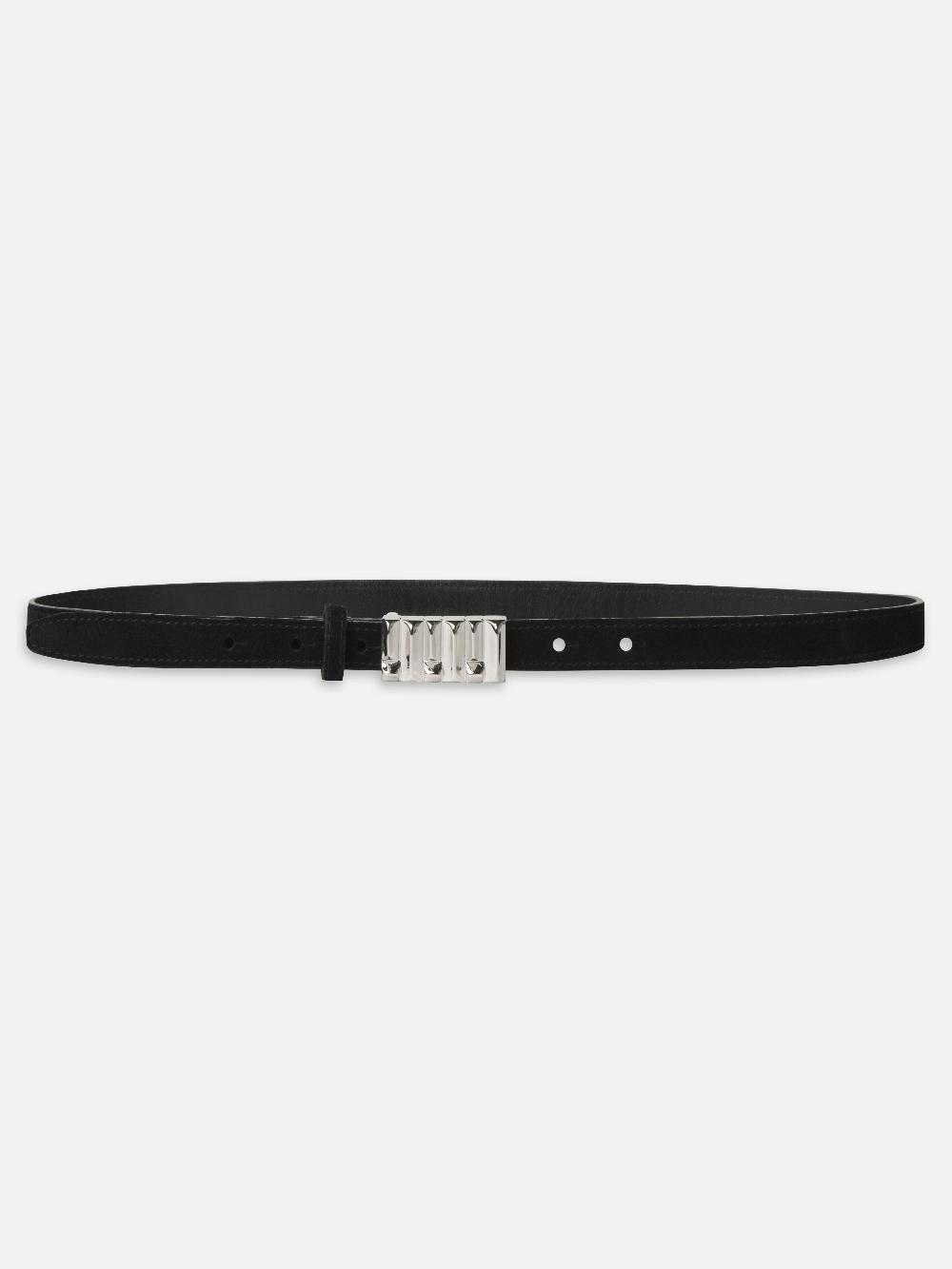 frame Petite Sculptural Belt in Black