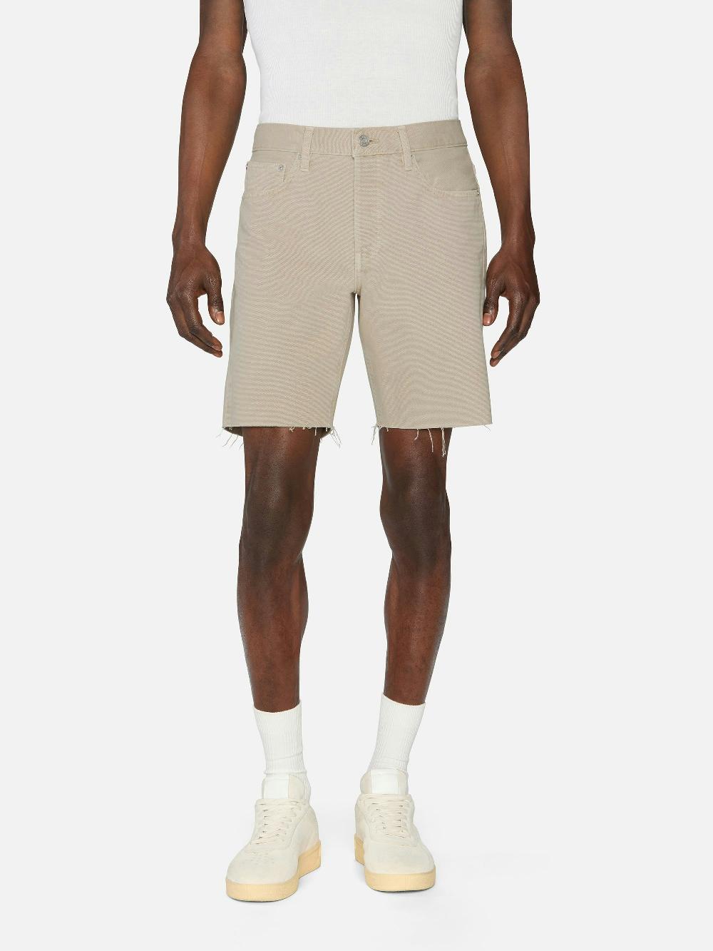 Frame Relaxed Short Raw Hem In Beach Sand