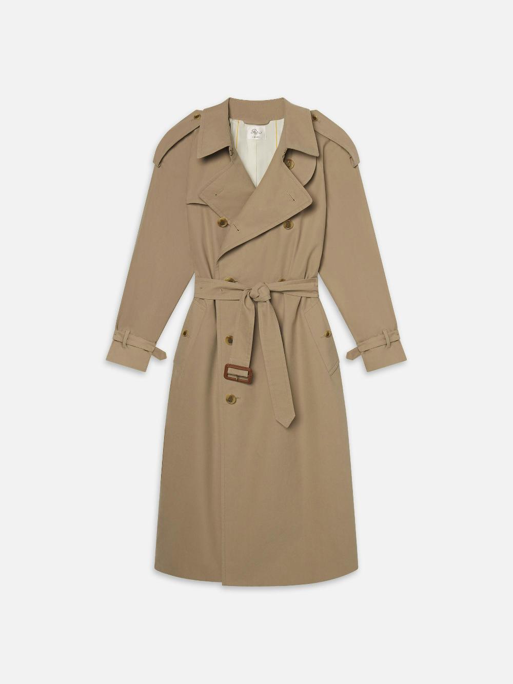frame Ritz Classic Trench in Warm Taupe