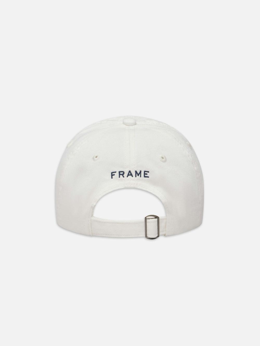 Frame Ritz Cotton Hat In Cream