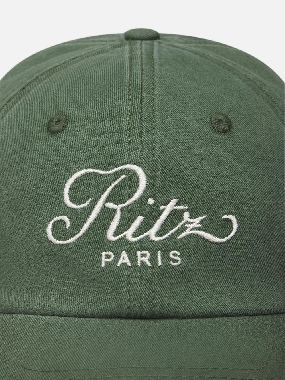 Frame Ritz Cotton Hat In Hunter Green