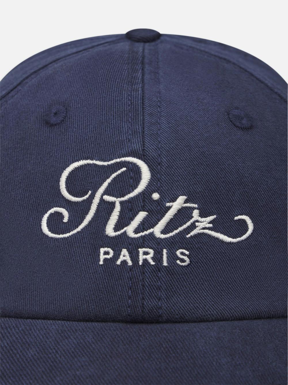 Frame Ritz Cotton Hat In Navy