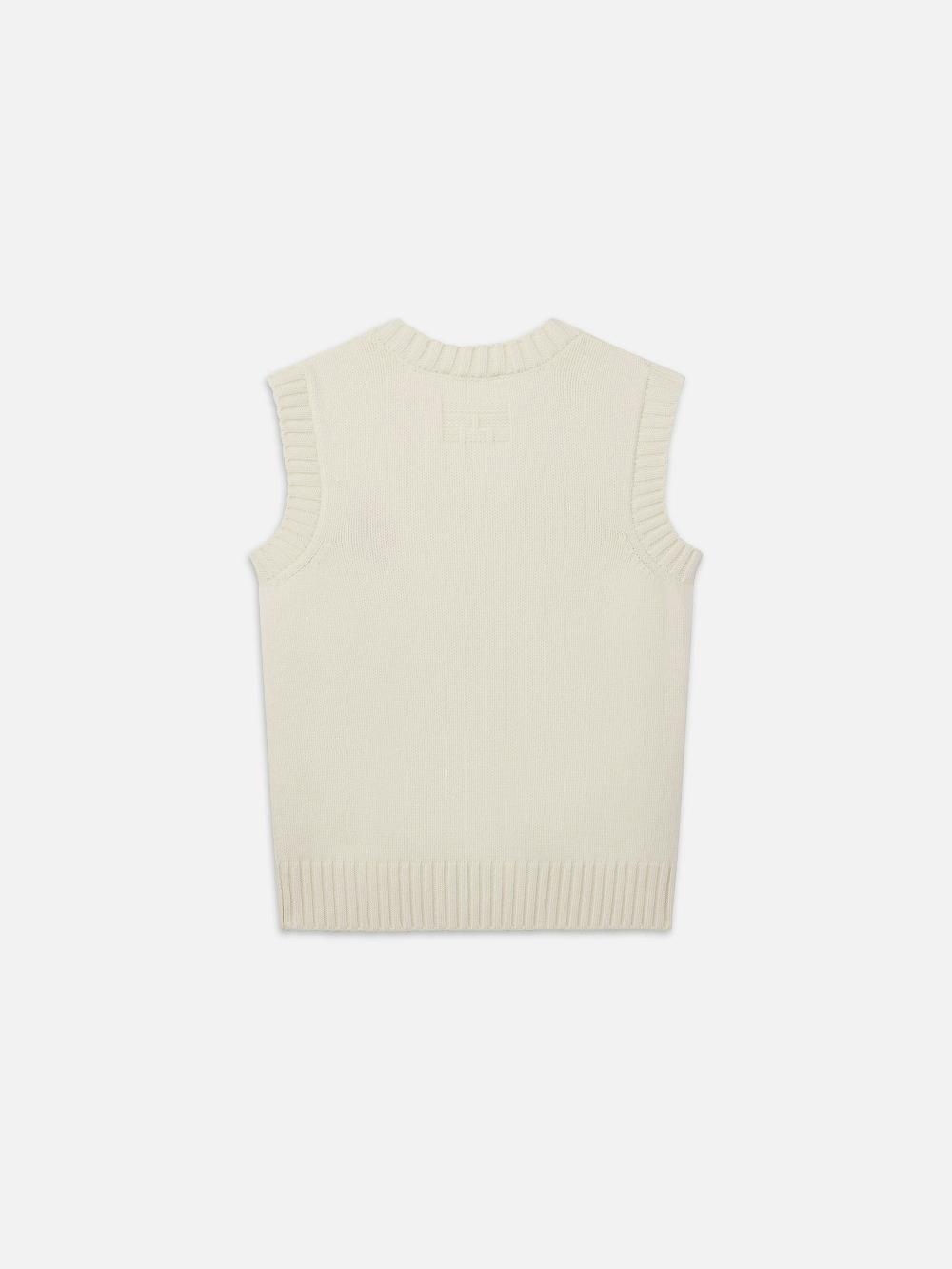 Frame Ritz Men's Cashmere Sweater Vest In Cream