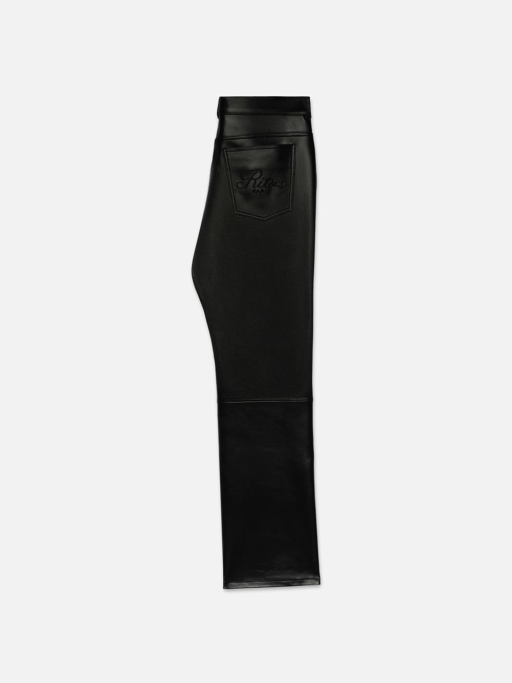 Frame Ritz Men's Leather Pant In Black