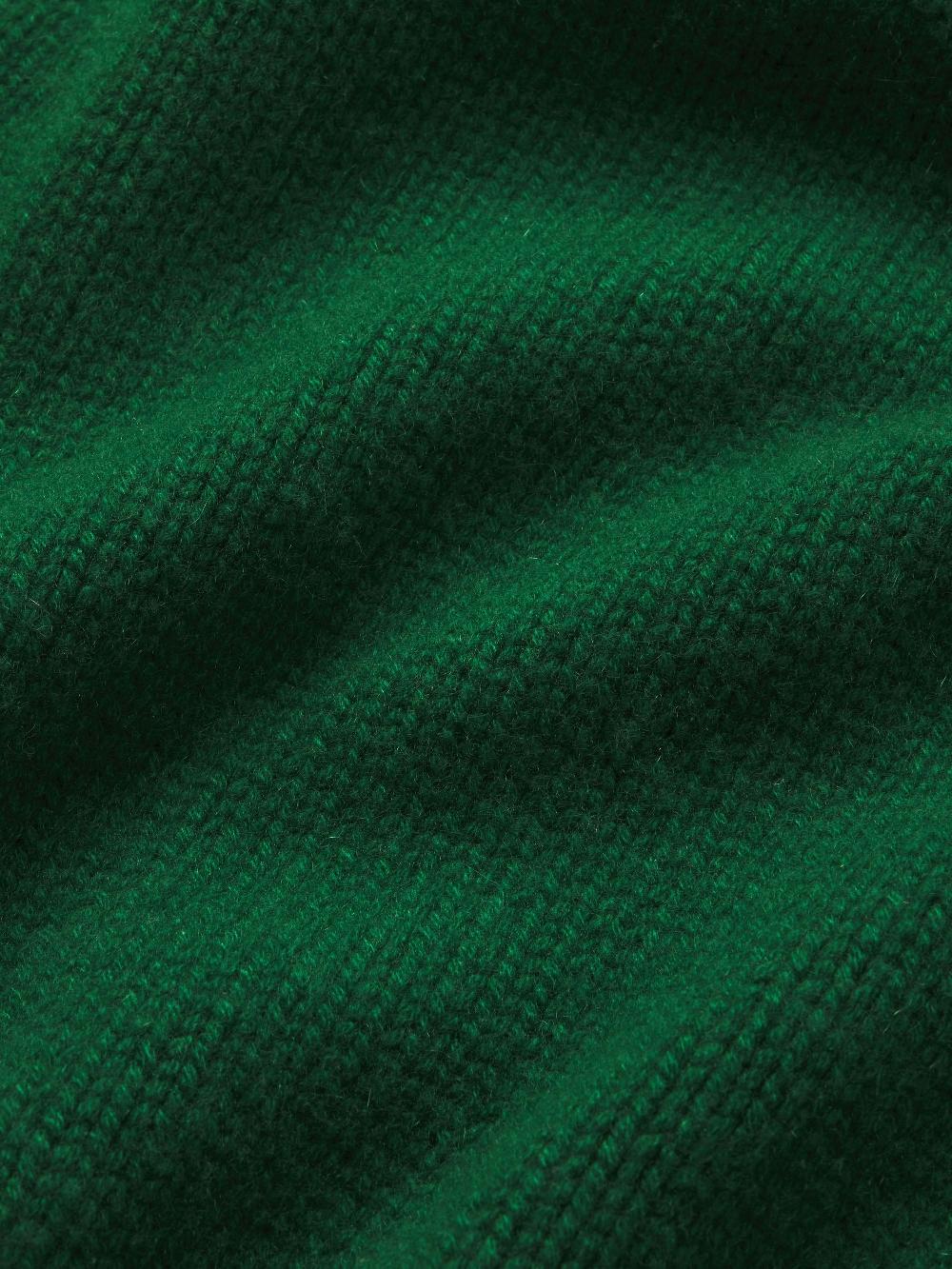Frame Ritz Unisex Cashmere Sweater In Hunter Green