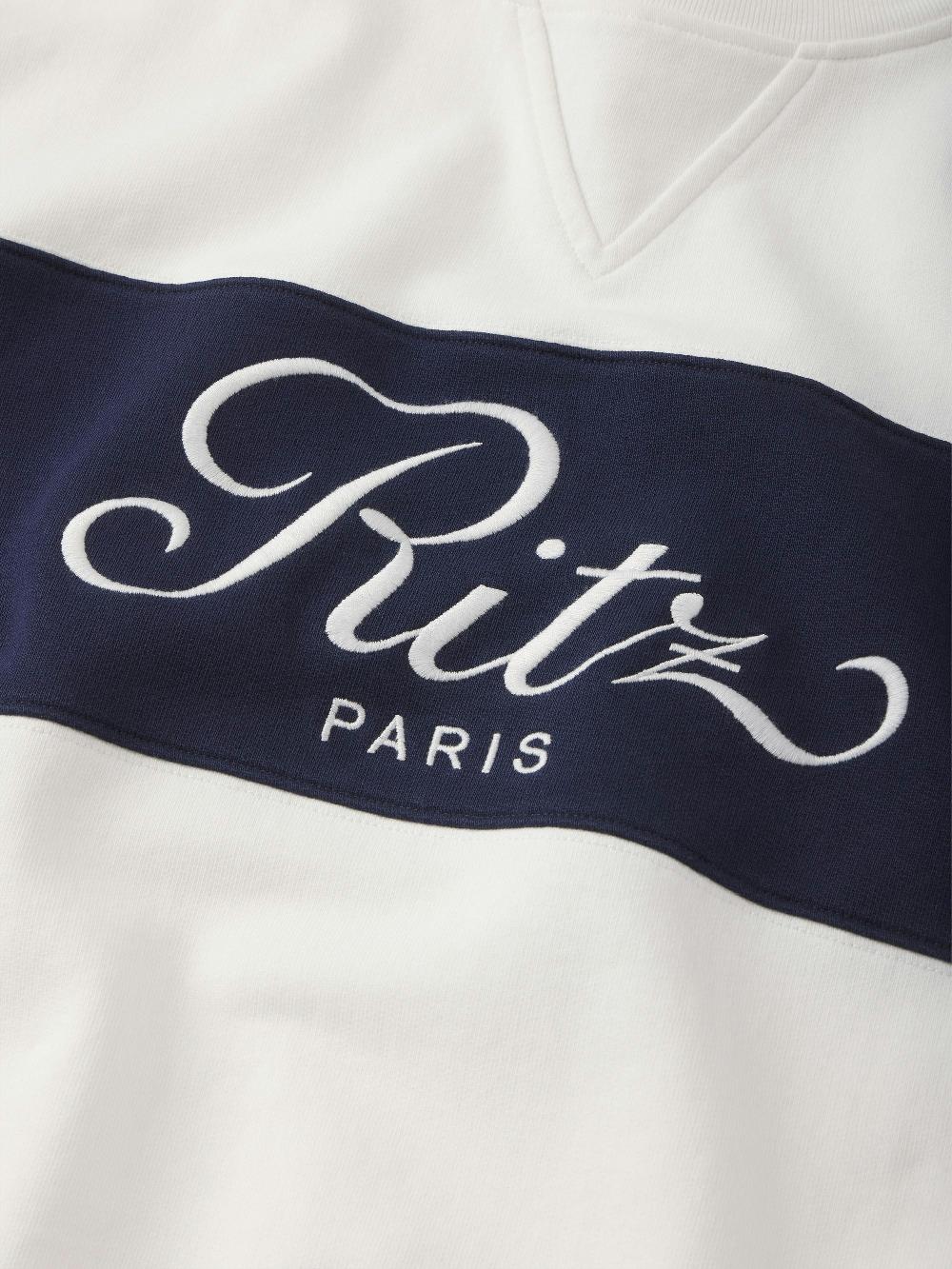 Frame Ritz Unisex Sport Sweatshirt In Cream