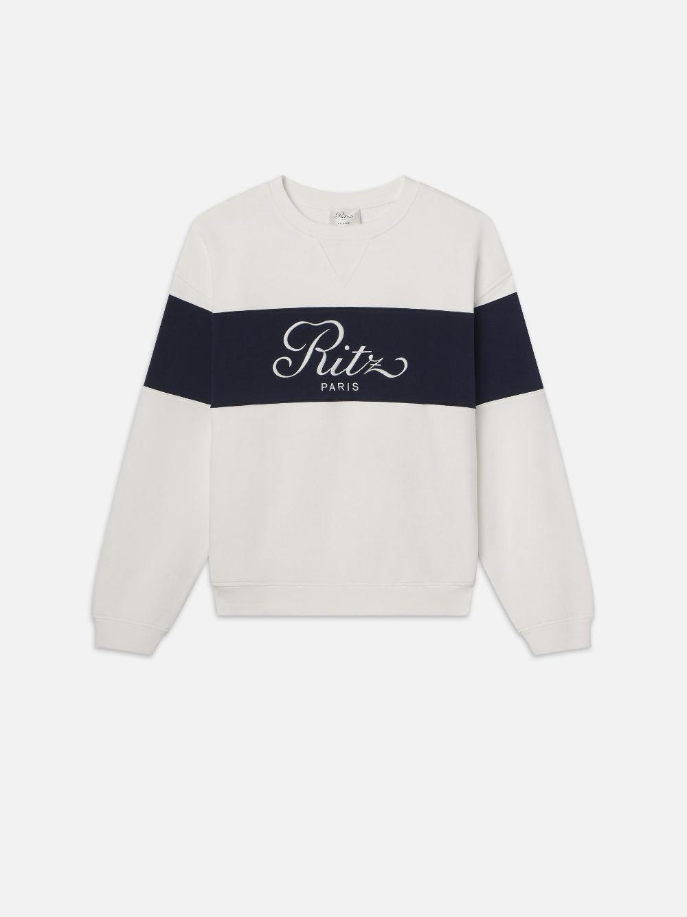 frame Ritz Unisex Sport Sweatshirt in Cream