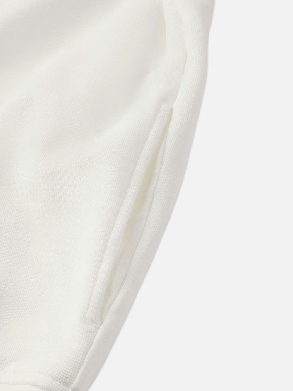 Frame Ritz Unisex Tonal Logo Crewneck In Cream