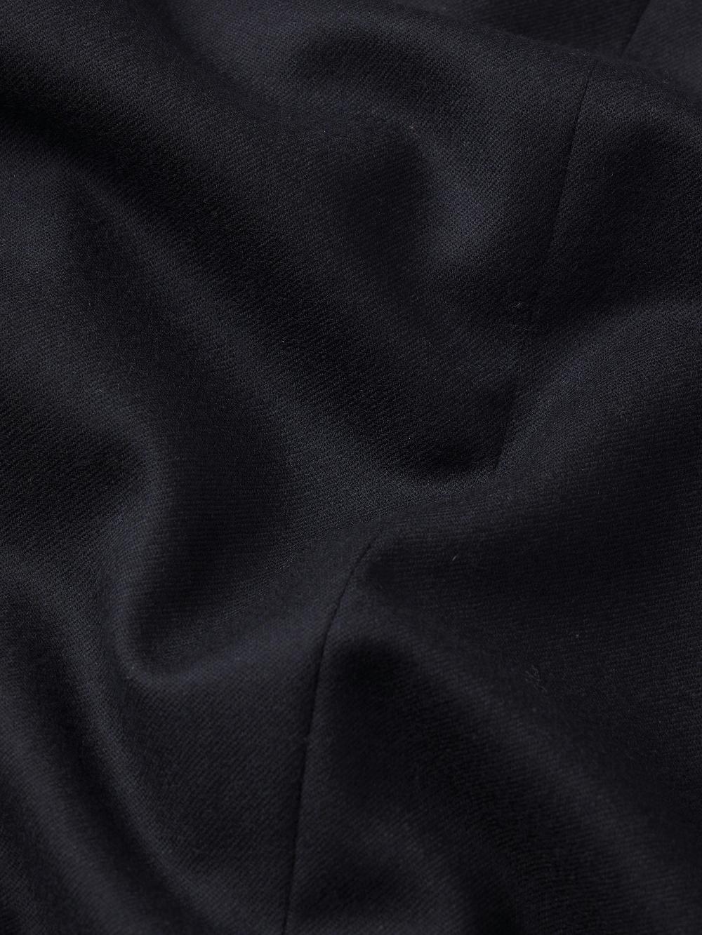 Frame Single Breasted Blazer In Dark Navy