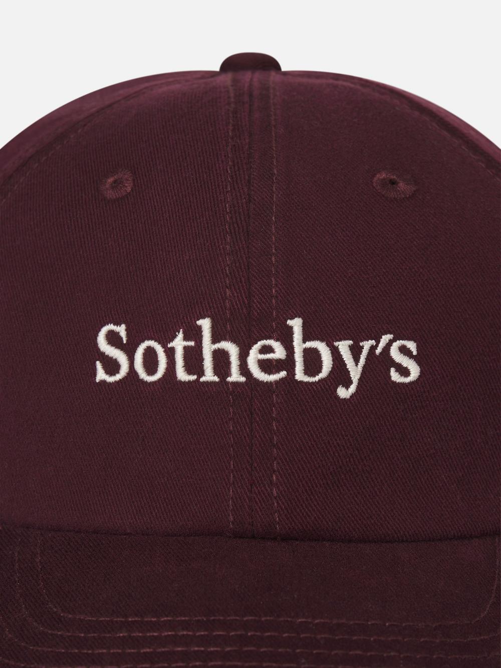 Frame Sotheby's Baseball Cap In Burgundy
