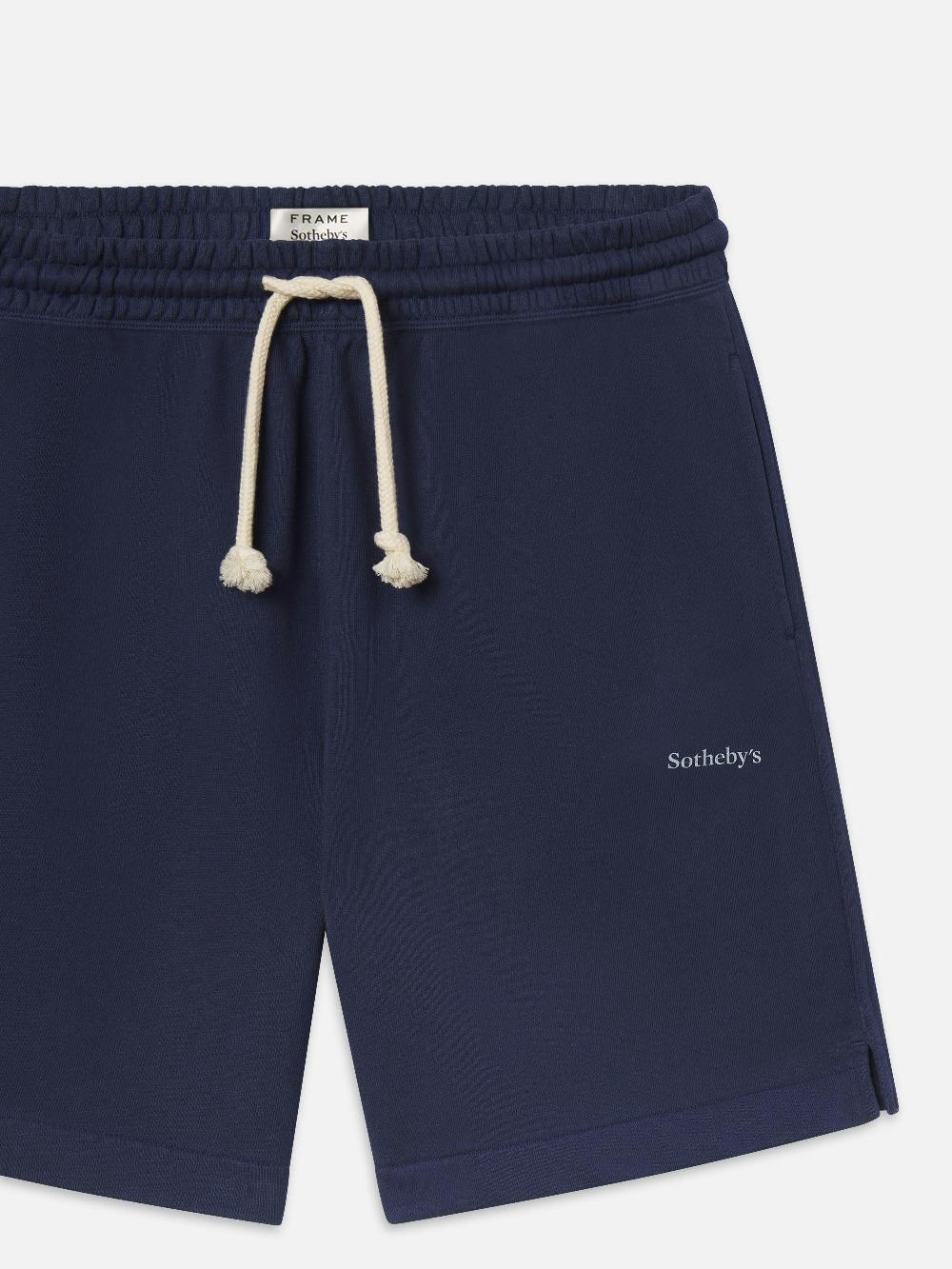 Frame Sotheby's Men's Sweat Short In Navy