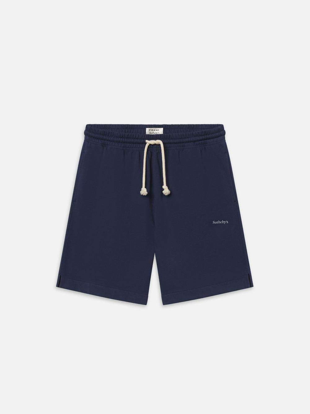 frame Sotheby's Men's Sweat Short in Navy