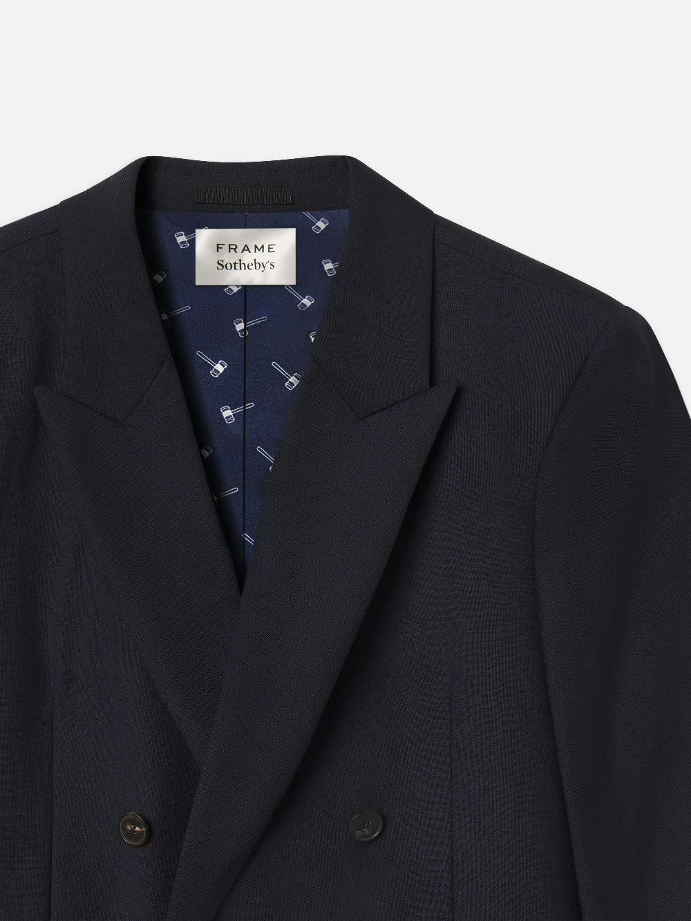 Frame Sotheby's Mens Blazer In Navy