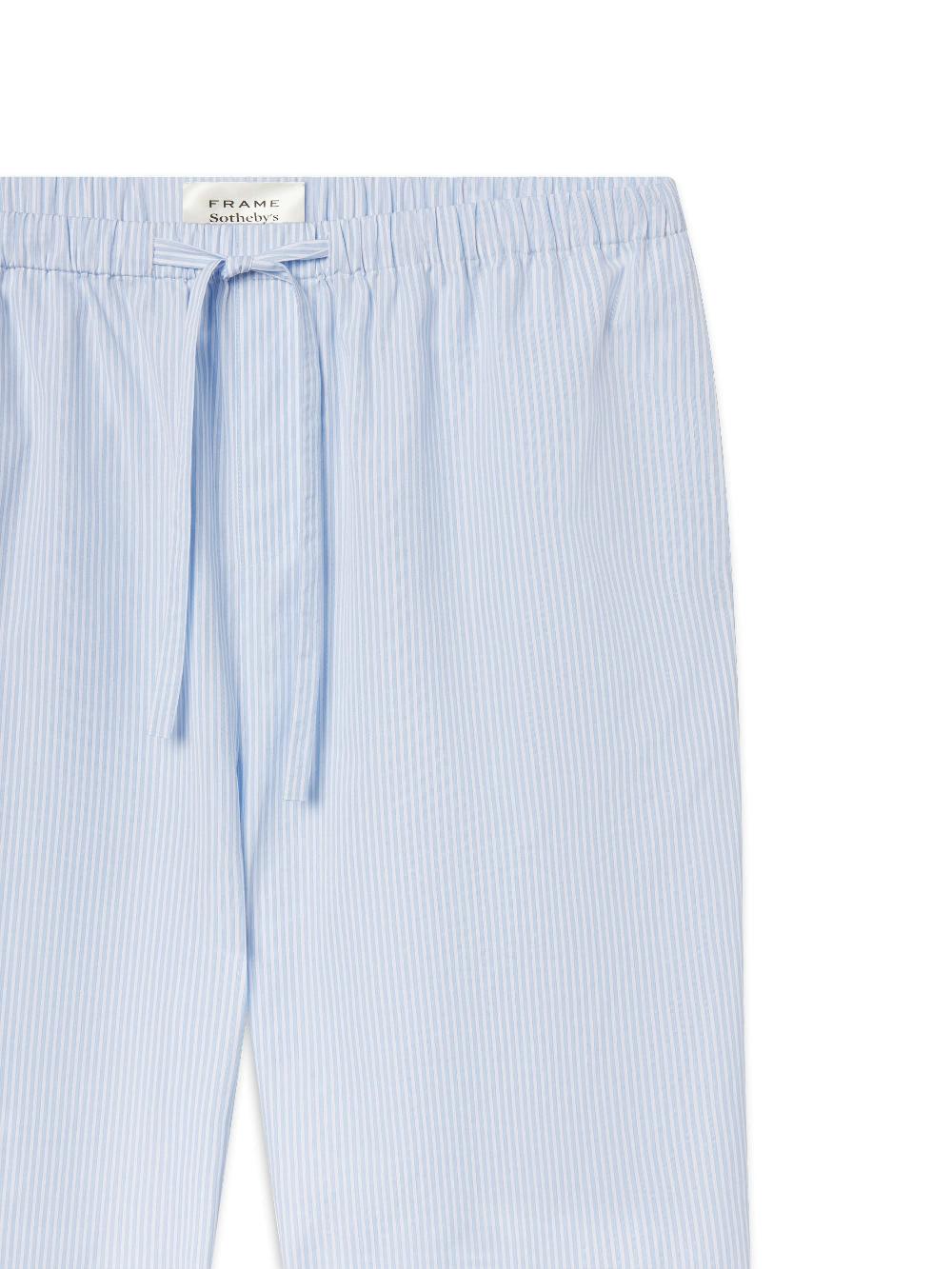 Frame Sotheby's Unisex Pajama Pant In Blue Stripe